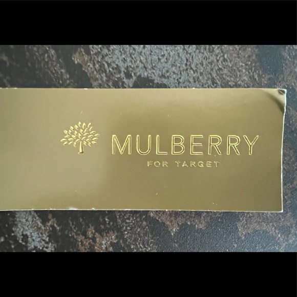 👜MULBERRY Black Patent Vegan Leather Velvet Quilt Mini Messenger Bag 🖤💛NWT - Picture 2 of 7